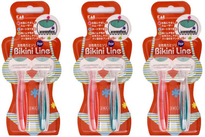 

Kai Bikini Line Razor for Women Pack of 3 Disposable Razor(Pack of 3)