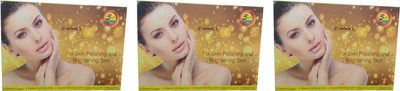

Captain's 5 in 1 Gold Facial Kit 250g With Bhasma(Pack of 3) 750 g(Set of 3)