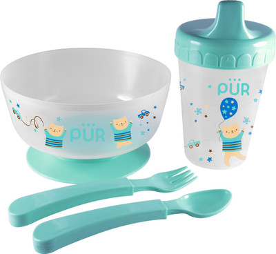 

PUR Weaning Set Blue - Plastic(Blue)