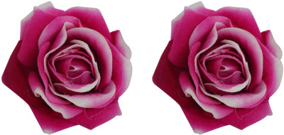 

BOXO Hair Flower Clips For Girls Birthday Party And Casual Use, Fancy Hair Clips For Women And Girls, Hair Accessories, Set Of 2, Pink Hair Clip(Pink)