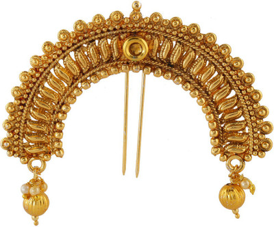 

Anuradha Art Traditional hair brooch Hair Accessory Set(Gold)