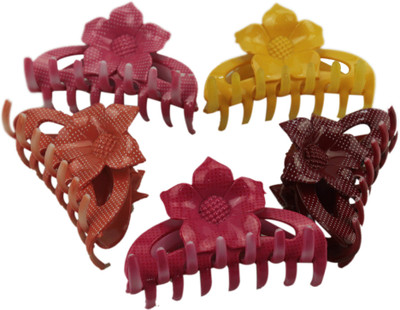 

ZEVORA Trendy Colorful Hair Clutches Hair Claw(Multicolor)