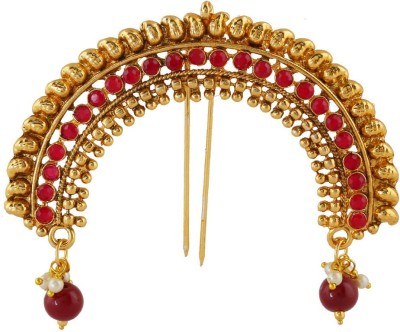 

Anuradha Art Traditional hair brooch Hair Accessory Set(Gold)