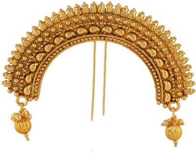 

Anuradha Art Traditional hair brooch Hair Accessory Set(Gold)