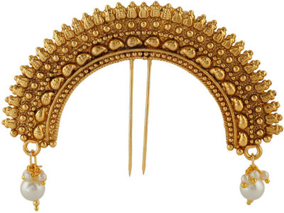 

Anuradha Art Traditional hair brooch Hair Accessory Set(Gold)