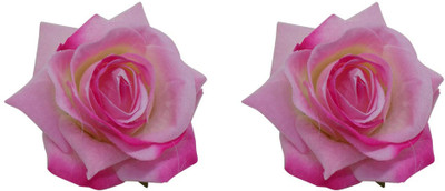 

BOXO Flower Hair Clips For Wedding, Artificial Flower Hair Clips For Women And Girl, Hair Accessories, Set Of 2, Peach Hair Clip(Multicolor)