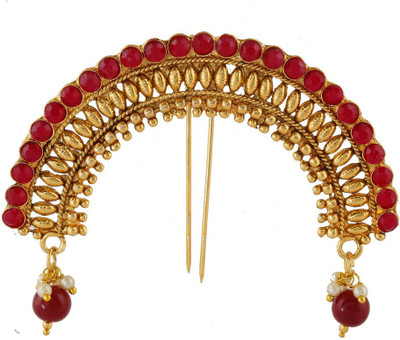 

Anuradha Art Traditional hair brooch Hair Accessory Set(Gold)