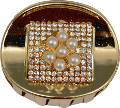 

Taj Pearl Designer Hair Clip(Gold)