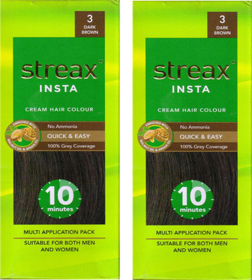 

Streax Insta Cream Hair Color(Dark Brown)