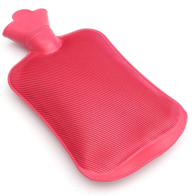 

Right Traders Rubber Hot Water Bottle Bag Warm Relaxing Heat Cold Therapy Water Warm Bags Non-Electrical Rubber-1 L Hot Water Bottle Bag 1000 ml Hot Water Bag(Pink)