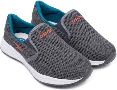 

Asian Boys Slip on Running Shoes(Grey