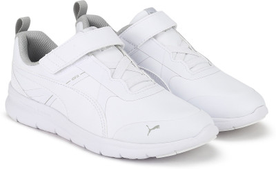 

Puma Boys & Girls Lace Running Shoes(White, White- white