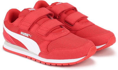 

Puma Boys & Girls Lace Running Shoes(Red, Hibiscus - white