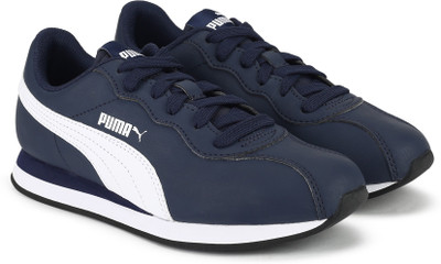 

Puma Boys & Girls Lace Running Shoes(Blue, Peacoat- white
