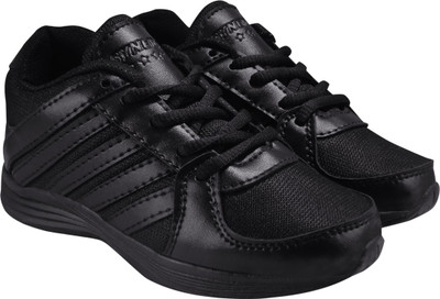 

Action Boys & Girls Lace Walking Shoes(Black