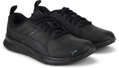 

Puma Boys & Girls Lace Running Shoes(Black, Black- black