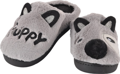 

Yellow Bee Boys & Girls Slip On Slipper Flip Flop(Grey