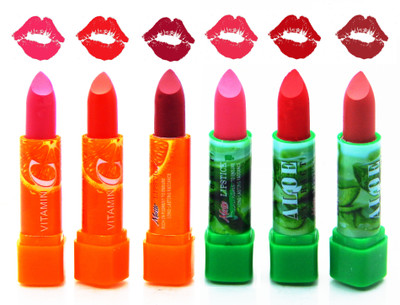 

firstzon™ Aloe - Vitamin C combo matte moisturizing lipstick set of 6, S-B(S-A)