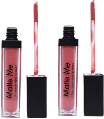 

Sheny Waterproof Nontransfer Longlasting Matte Lip Gloss Plump and Shine Lip Gloss Non Transfer Lip Color Smudge Me Not Liquid Lipstick(Multicolor)