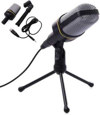 LipiWorld Studio Recording Microphone Mic & Tripod Stand for Laptop PC Skype(Multimedia Big Mic) Microphone