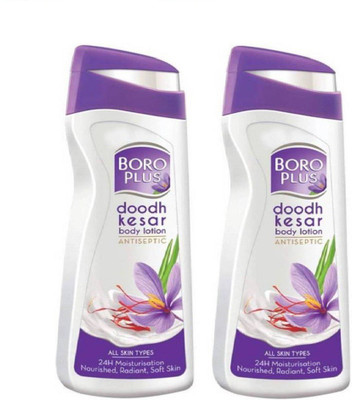 

Boroplus Body Lotion DOODH KESAR Moisturizing Lotion 300ml pack of 2(300 ml)