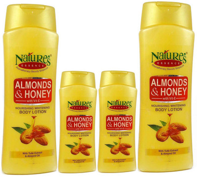 

Nature's Nourishing Whitening Body Lotion 400ml x 2 + 100ml x 2 Pack Of 4(1000 ml)
