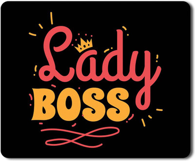 Eagletail India Lady Boss Non Slip Base Mousepad(Multicolor)