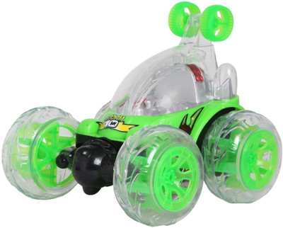 

XHAIDEN LED Light 360 Degree Rotating Coiling CAR 218-4 Stunt Stylish Unstopable Master car(Multicolor)