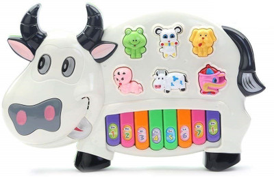 

SS INTERNATIONAL Musical Cow Piano(Multicolor)