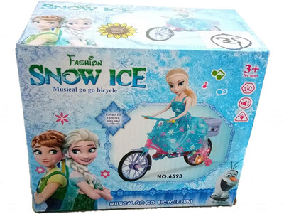 

RGB GROUP Snow ice Bicycle Rider Girl for Kids 3+(Multicolor)