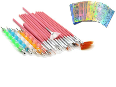 

Zahuu Nail Art Tool Kit(Multicolour)
