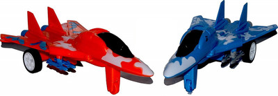 

Vibgyor Vibes Push and Go Friction Fighter Jet Aeroplane Toy for Boys and Girls (Multicolor) - Set of 2(Multicolor)