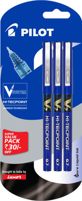 

Pilot V7 (Pack of 3) Blue Roller Ball Pen(Pack of 3)