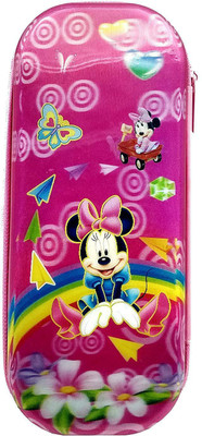 

Saamarth Impex 3D pencil box pouch Minnie Art Plastic Pencil Box(Set of 1, Pink)