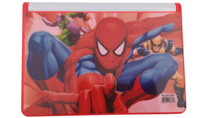 

Qzark spider-man-pencil-box-white Spiderman Art Plastic Pencil Box(Set of 1, Red)