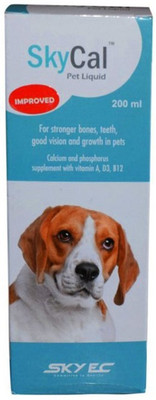 

sky ec 0639385372855, MULTIVITAMIN SYRUP , Pet Liquid For Stronger Bones, Teeth, Growth In Pets, Vitamin, Calcium and Phosphorus, Pet Health Supplements(200 ml)