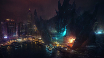 

Movie Pacific Rim Landscape City Ocean HD Wallpaper Background Paper Print(12 inch X 18 inch, Rolled)