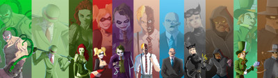 

Comics Batman Bane Riddler Poison Ivy Harley Quinn Joker Two Face Catwoman Fine Art Paper Print Poster Paper Print(12 inch X 18 inch, Rolled)