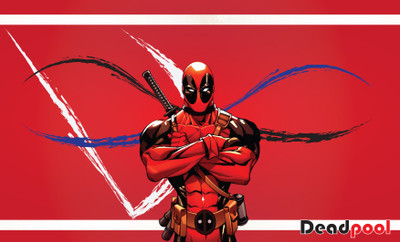 

Comics Deadpool Merc With A Mouth Fine Art Paper Print Poster Fine Art Print(12 inch X 18 inch, Rolled)