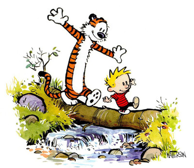 

Calvin & Hobbes Hobbes Calvin Frameless Fine Quality Poster Photographic Paper(12 inch X 18 inch, Rolled)