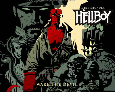 

Comics Hellboy Fine Art Paper Print Poster Photographic Paper(12 inch X 18 inch, Rolled)
