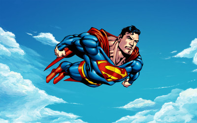 

Superman Frameless Fine Quality Poster Fine Art Print(12 inch X 18 inch, Rolled)