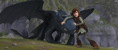 

Movie How To Train Your Dragon Toothless Hiccup HD Wallpaper Background Paper Print(12 inch X 18 inch, Rolled)
