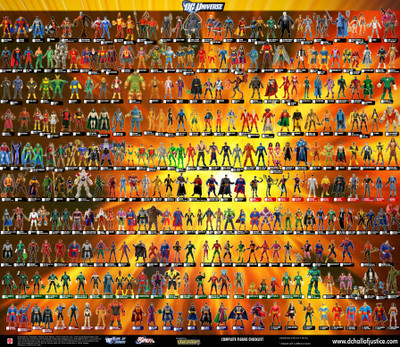 

DC Universe Red Tornado Etrigan Batman Penguin Orion Metamorpho Superman Firestorm Aquaman Black Manta Harley Quinn Gorilla Grodd Deathstroke Nightwing Robin Sinestro Green Lantern Solomon Grundy Captain Atom Ares Wonder Woman Cyborg L-Ron Giganta Gentlem