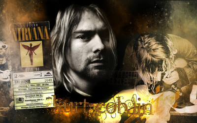 

Music Kurt Cobain Collage Nirvana Wall Poster Fine Art Print(12 inch X 18 inch, Rolled)