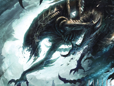 

Aliens Alien Xenomorph Frameless Fine Quality Poster Paper Print(12 inch X 18 inch, Rolled)