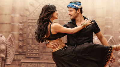 

Movie Srimanthudu Mahesh Babu Shruti Haasan HD Wallpaper Background Paper Print(12 inch X 18 inch, Rolled)