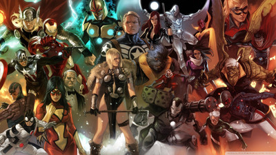 

Comics Marvel Comic Superhero Thor Iron Man Captain America Hawkeye Spider-Woman Nova Moon Knight HD Wallpaper Background Photographic Paper(12 inch X 18 inch, Rolled)