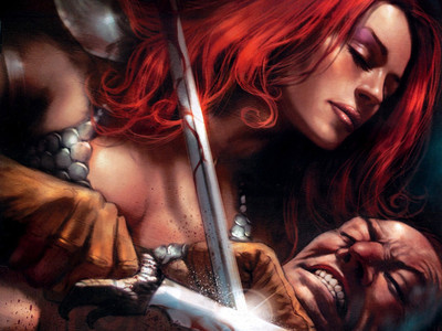 Red Sonja Frameless Fine Quality Poster Photographic Paper(12 inch X 18 inch, Rolled)