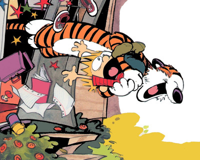 

Comics Calvin & Hobbes Calvin Hobbes HD Wallpaper Background Photographic Paper(12 inch X 18 inch, Rolled)
